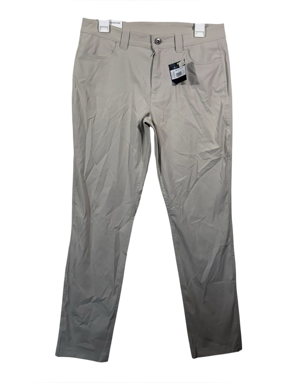 NWT Eddie Bauer Cream Rainier Straight Leg Outdoor Athletic Pants
